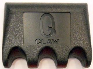 QCLAW Portable Pool/Billiards Cue Stick Holder/Rack (2 Place Black
