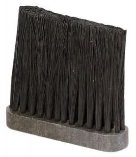 In Nylon Fireplace Brush Head in Black & Grey   BRU N5