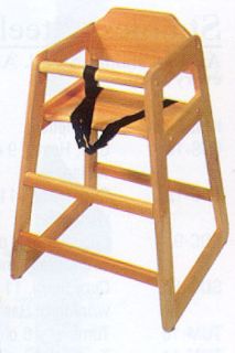 Commercial Restaurant or Home HIGH CHAIR SOLID Wood