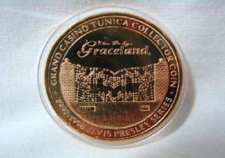 Limited Edition Grand Casino Tunica Elvis Collector Coin Graceland