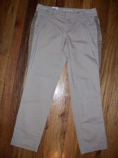 NWT OLD NAVY WOMENS TUXEDO STRIPE CROPPED PANTS 2 16