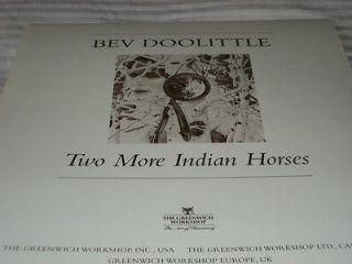 bev doolittle two indian horses