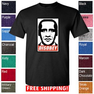 Disobey Barack Obama elections 2012 T Shirt shirt biden ineptocracy