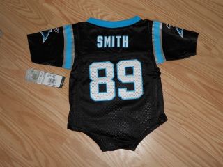 NEW Steve SMITH Carolina Panthers Infant 24 Months 24M Reebok Creeper