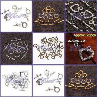20 25 40 50 sets toggle clasps for jewelry necklace