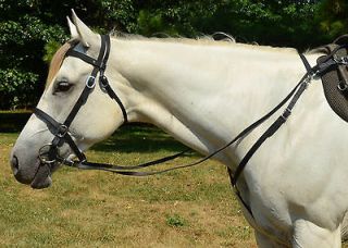 DRAFT HORSE Size BLACK English BRIDLE & BREAST COLLAR Beta Biothane