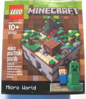 NEW Lego Minecraft Cuusoo Micro World #21102 480 pcs. Mine Craft