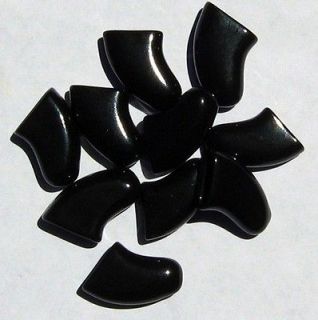 BLACK Soft Nail Caps For DOG Claws * 6 Sizes to choose from * Purrdy