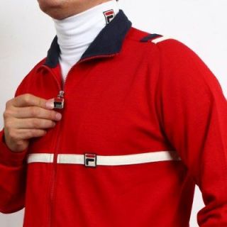 Fila Vintage Borg Settanta MK2 Bjorna Track Top Red S,,M,L,XL,2XL