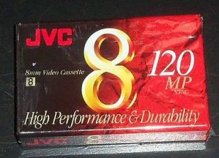 JVC MP120 8mm Video Cassette BLANK Factory Sealed BRAND NEW