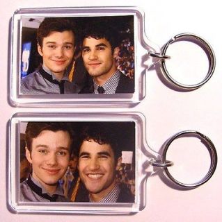 (Kurt) & Darren Criss (Blaine) of Glee Keychain #3 KLAINE 4 EVER