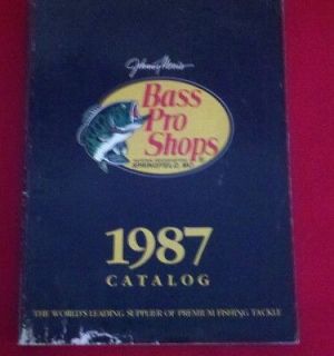 Vintage Bass Pro Shops 1987 CATALOG BAGLEYS MITCHELL AMBASSADEUR