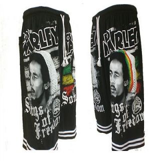 Bob Marley Reggae Rasta Shorts Free Size 26 44 Waist #14
