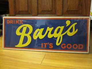 Drink Barqs its good Original adver. board sign