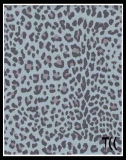 NEW Blue Cheetah Leopard Drape Panel 54 x 84