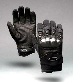 Oakley Factory Pilot Glove with Leather Palm Black Large