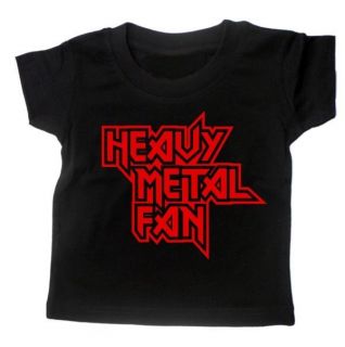 HEAVY METAL FAN BOY   GIRL ROCK THRASH Metallica Music Band Tee