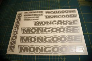 mongoose bmx stickers