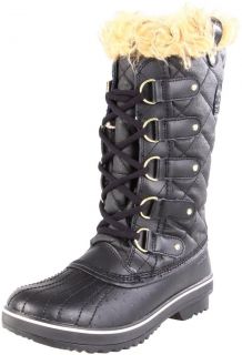 Womens Sorel Tofino CVS Waterproof Duck Boots [ Black/Oyster Gray ]