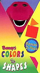 Barneys Colors & Shapes [VHS] by Bob West, Julie Johnson, David