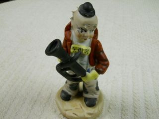 Ceramic Clown with French Horn 