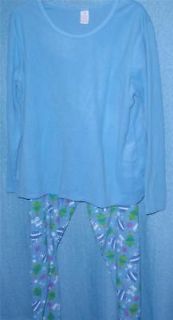 Christmas Design Fleece Pajama Set Sizes S M L Bobbie Brooks