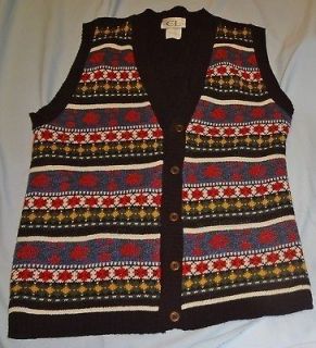 Small Cricket Lane 100% Acrylic VEST Made In U.S.A. Machine Wash N