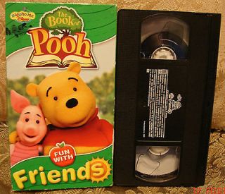Winnie The Pooh The Book of POOH Vhs Video~FUN WITH FRIENDS RARE