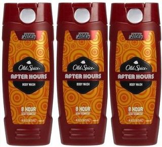 Mens Old Spice Body Wash After Hours 16oz Red Zone