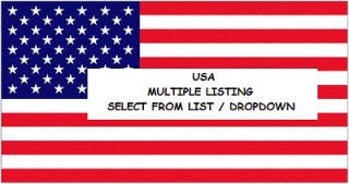 USA Modern Issues Sets m/s Select from List (Multiple Listing