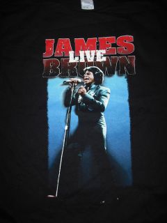 JAMES BROWN Live T Shirt **NEW
