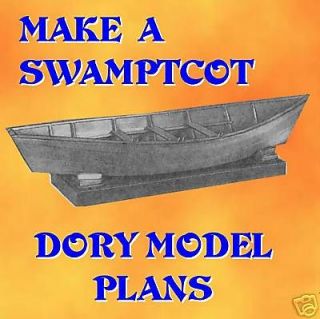 BUILD A SWAMPSCOT DORY MODEL BOAT INST and PLANS