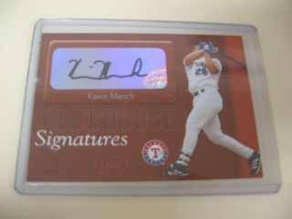 2003 Leaf Clubhouse Signatures Kevin Mench Autograph
