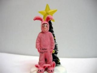 Newly listed DEPT 56 A CHRISTMAS STORY PINK NIGHTMARE RALPHIE PARKER