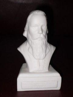 Johannes Brahms 1833 1897 German Composer Willis Music Co Bust Bisque