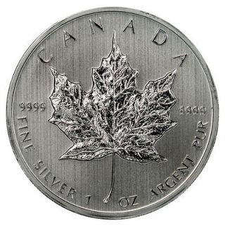 Canada 1 oz Silver Maple Leaf $5 Gem Brilliant Uncirculated SKU24614