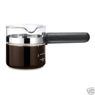 Mr. Coffee Espresso Glass Carafe, Black, DECM8