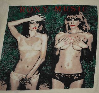 VINTAGE ROXY MUSIC COUNTRY LIVING T  SHIRT 1975 1970S SMALL ORIGINAL