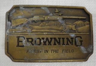 XR83 Indiana Metal Craft Browning Belt Buckle Finest in the Field