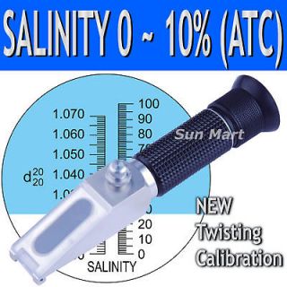 Salinity Refractometer 0~10% Salt Aquarium Hydrometer