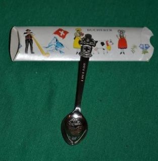 Vintage Rolex Lucerne Swizerland Bucherer Silver Collectible Spoon