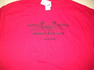 Bubba Gump Shrimp Company Breckenridge Colorado Red T Shirt XL 100%