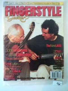 FingerStyle Guitars John Williams & John Etheridge (94) Magazine +CD