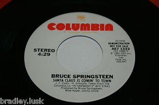Bruce Springsteen Santa Claus Town 45 Vinyl EP Columbia ZSS168874