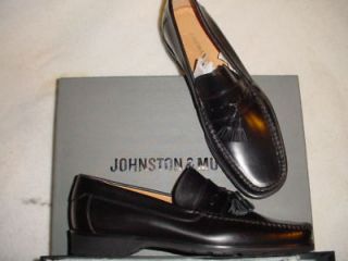 JOHNSTON AND MURPHY ROUSSE TASSLE LOAFER 8 1/2 NEW