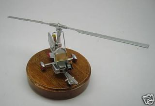 Bensen B 8 M Gyro Copter B 8M Helicopter Wood Model 