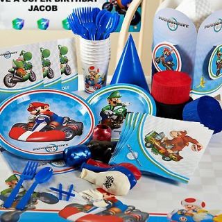 Super Mario Kart Birthday Party Supplies Tableware Favors   YOU PICK