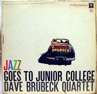 DAVE BRUBECK jazz goes to college LP VG CL 1034 Vinyl Record