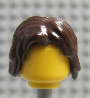 NEW Lego Minifig DARK BROWN HAIR Prince Dastan
