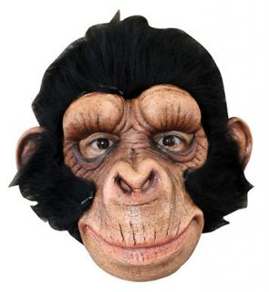 Happy Chimp Adult Halloween Animal Mask